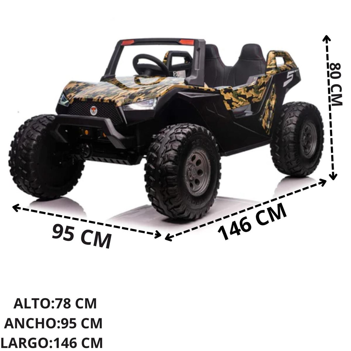 BEAUTIFUL - Carro a batería UTV Clash Rally SX-1928 De 24V