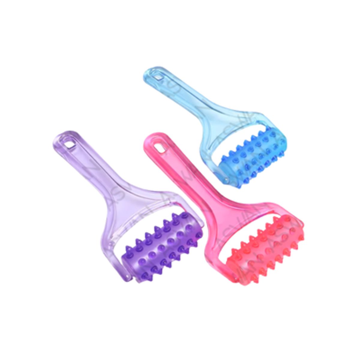 GENERICO - MASAJEADOR DE PALETA CON RODILLO ACRILICA