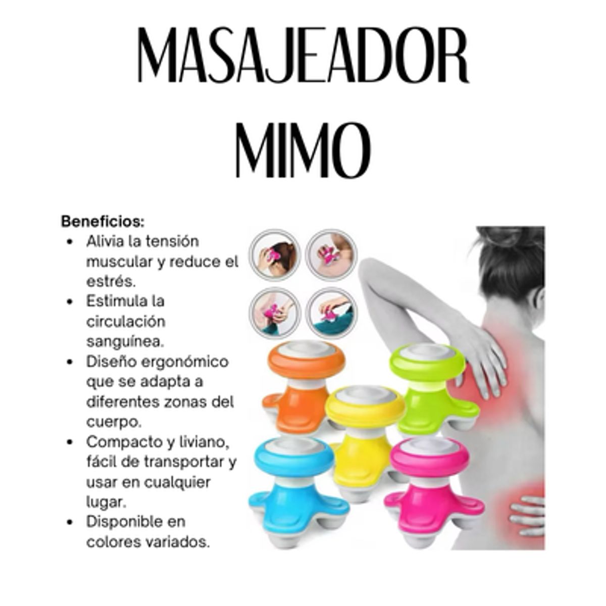 GENERICO - MASAJEADOR MIMO