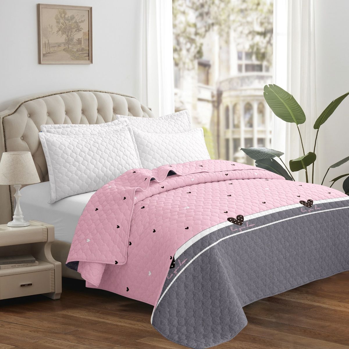 GOLDSUN - CUBRECAMA GOLDSUN  EN 1 PIEZA DE 2 PLAZAS