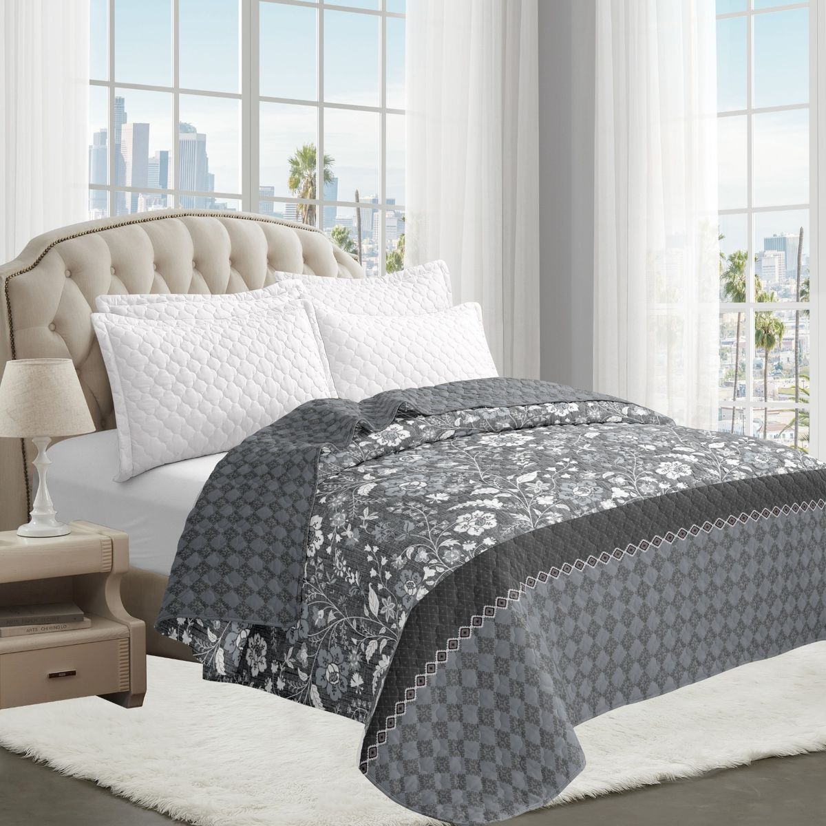 GOLDSUN - CUBRECAMA GOLDSUN  EN 1 PIEZA DE 2 PLAZAS