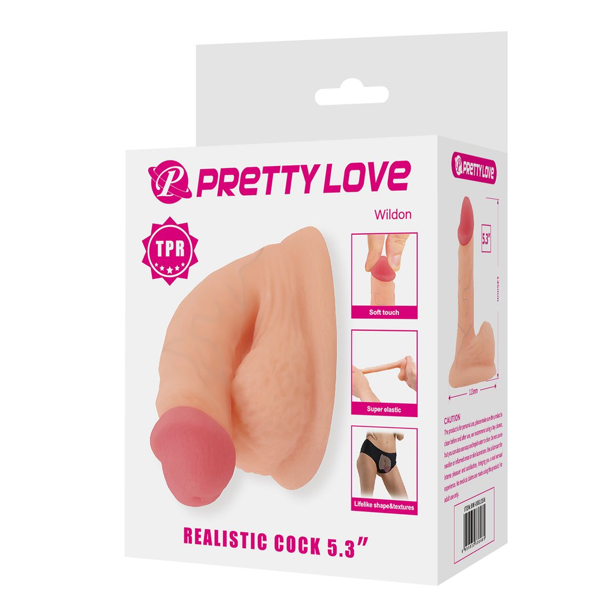 PRETTY LOVE - PROTESIS DE PENE PARA ROPA INTERIOR  WILDON