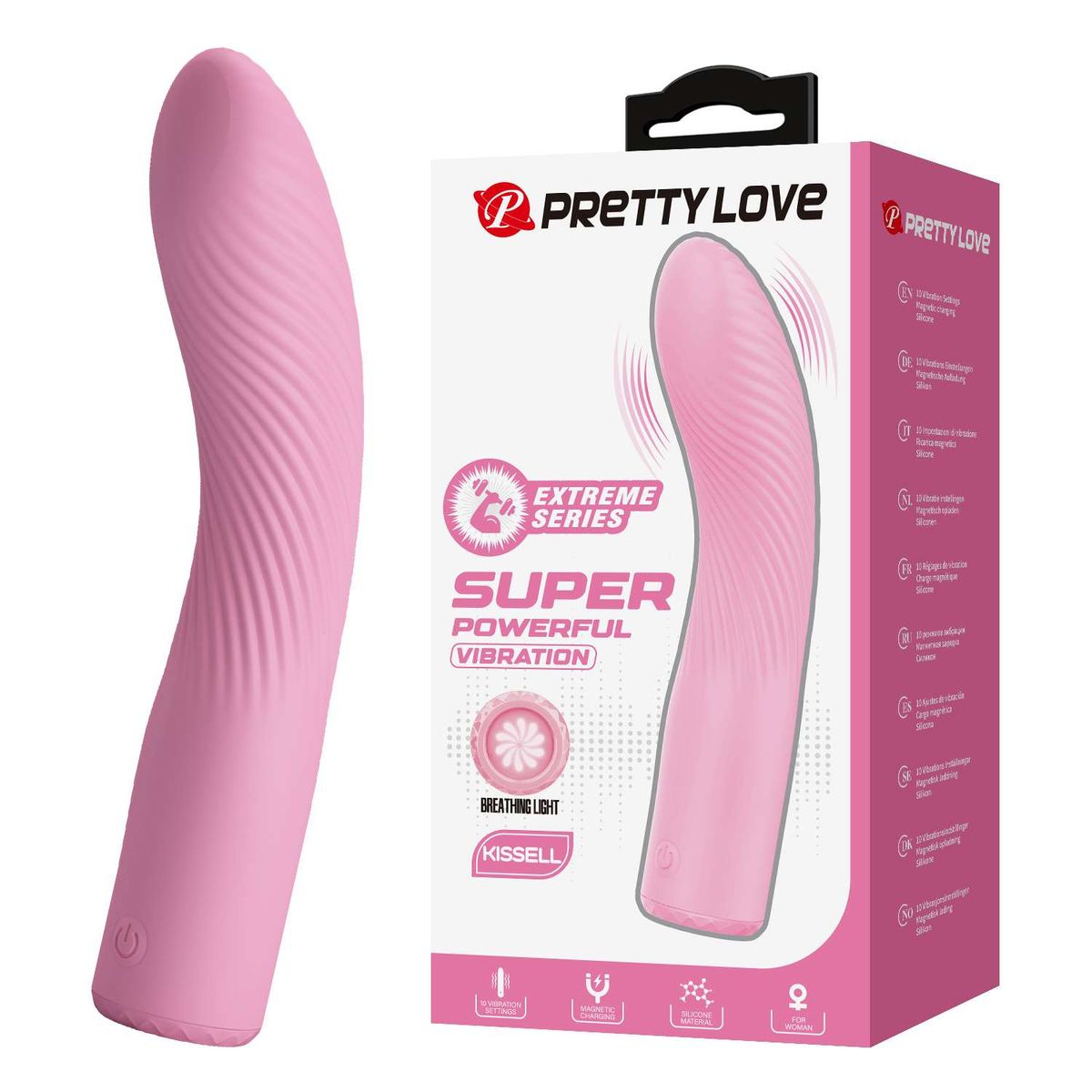 PRETTY LOVE - VIBRADOR PUNTO G SUPER POTENTE - KISSELL