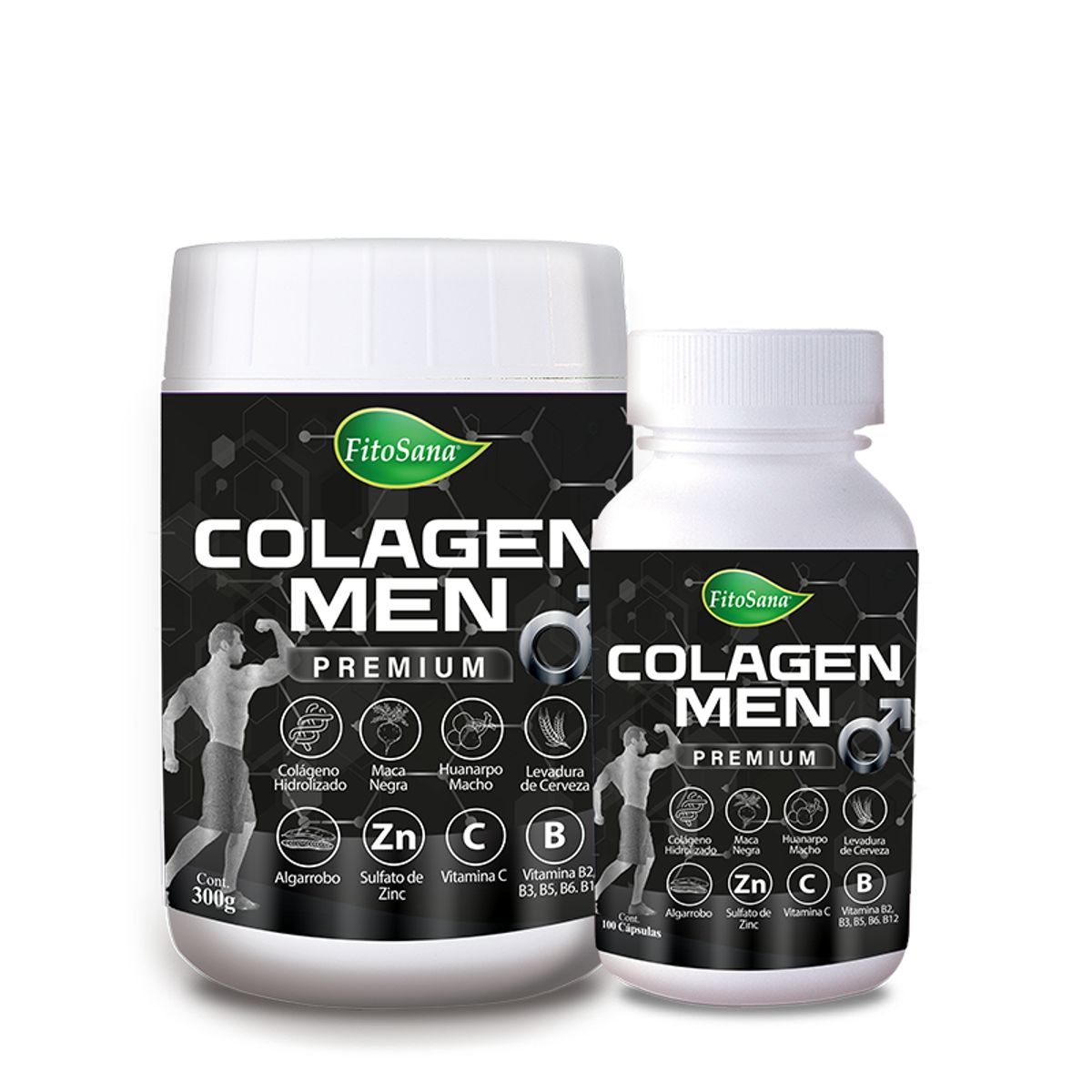 FITOSANA - PACK COLAGEN MEN PREMIUM FITOSANA - COLAGENO HIDROLIZADO
