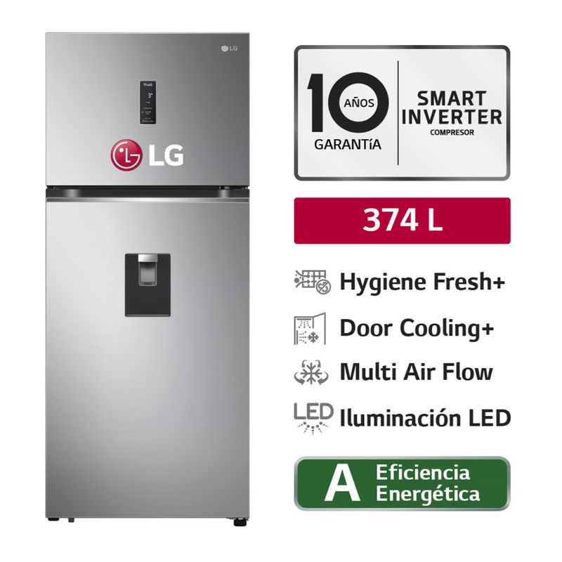 LG - REFRIGERADORA LG GT37SGP - 374L