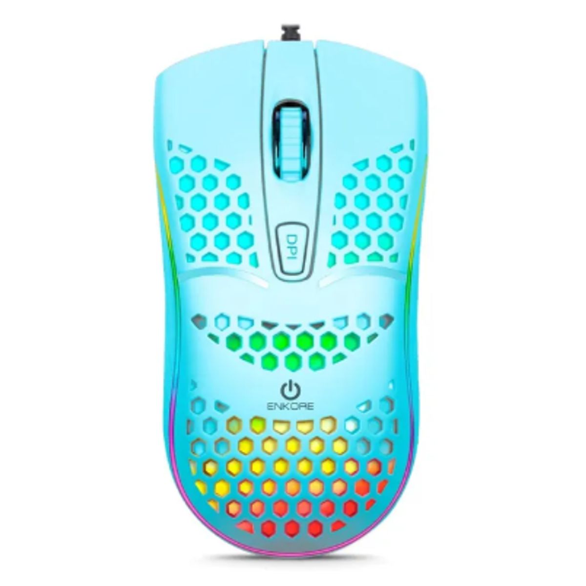ENKORE - Mouse Gamer Alambrico GEOX EKM121 MOONLIGHT BLUE USB ENKORE