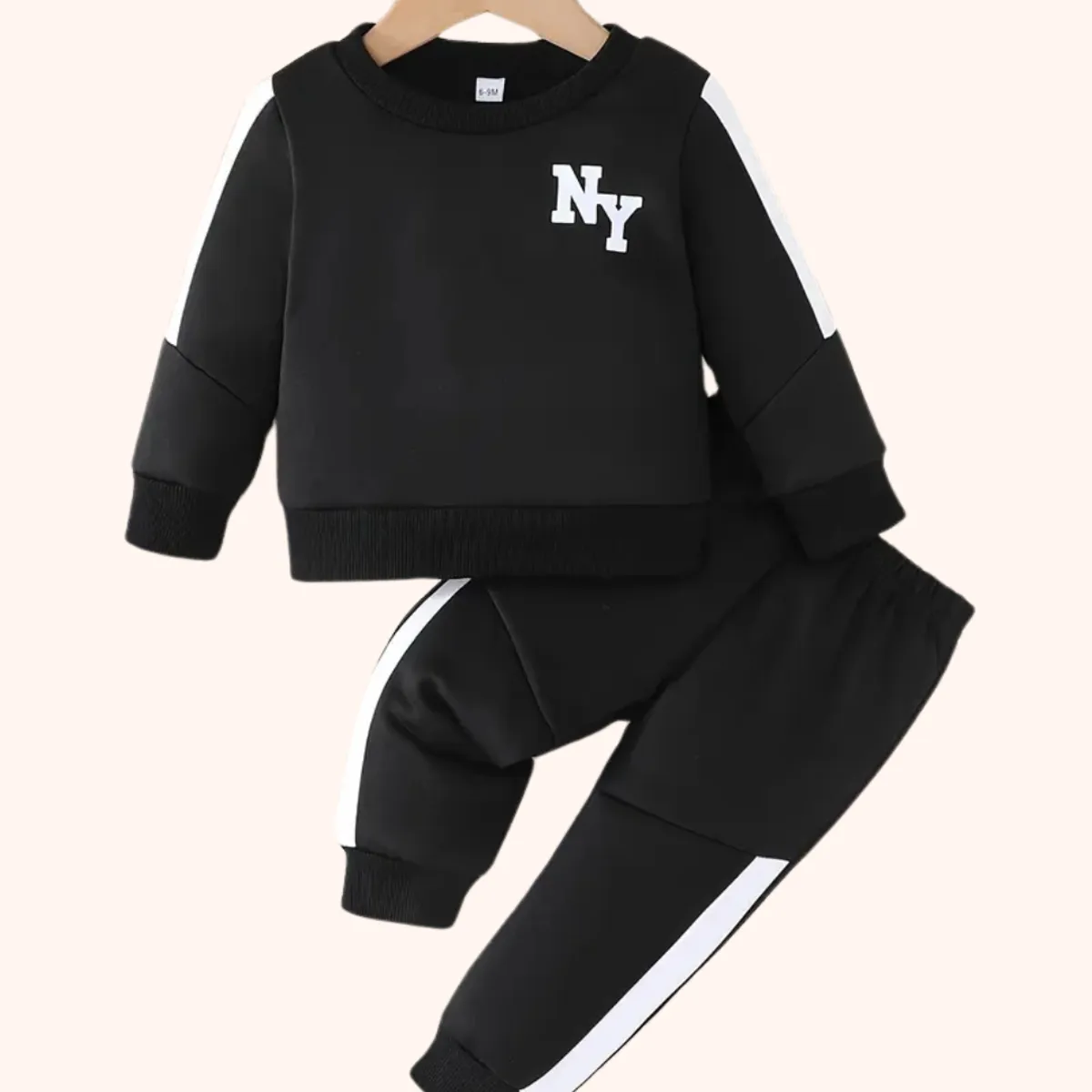 GENERICO - Conjunto buzo bebé niño estilo NY