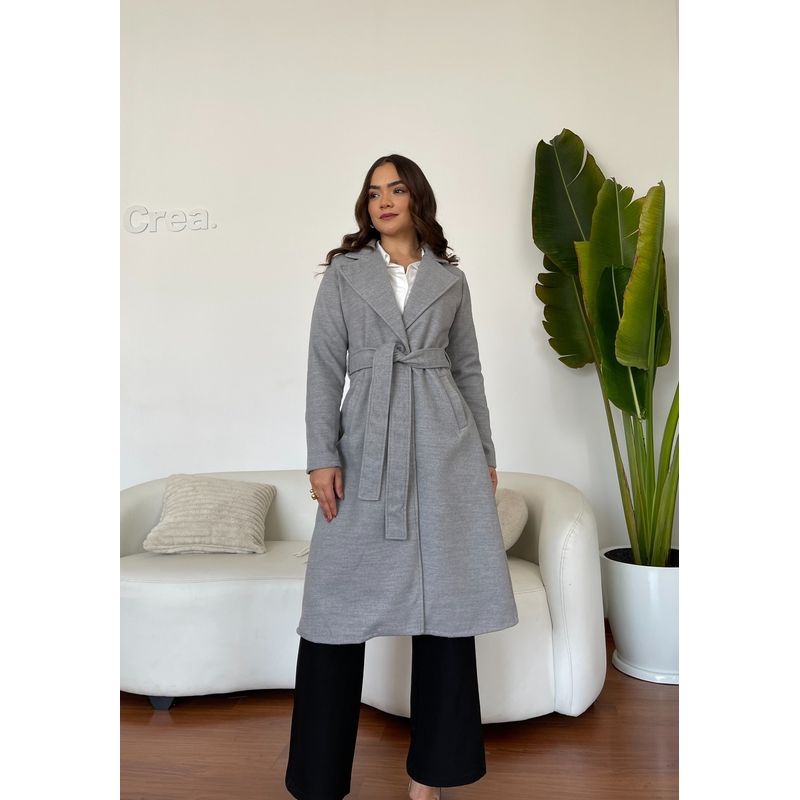 ALLEZ COLLECTION - Abrigo - Saco - Largo Monaco  para mujer con cinturon