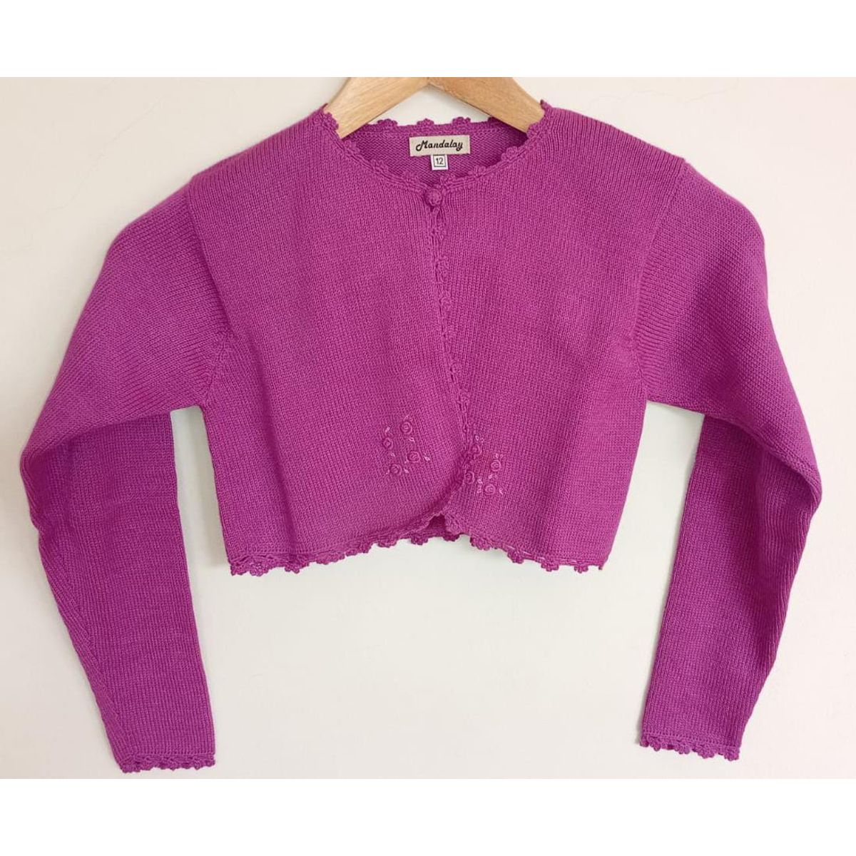 GENERICO - Bolero Chaqueta Corta Crochet Mandalay Knits