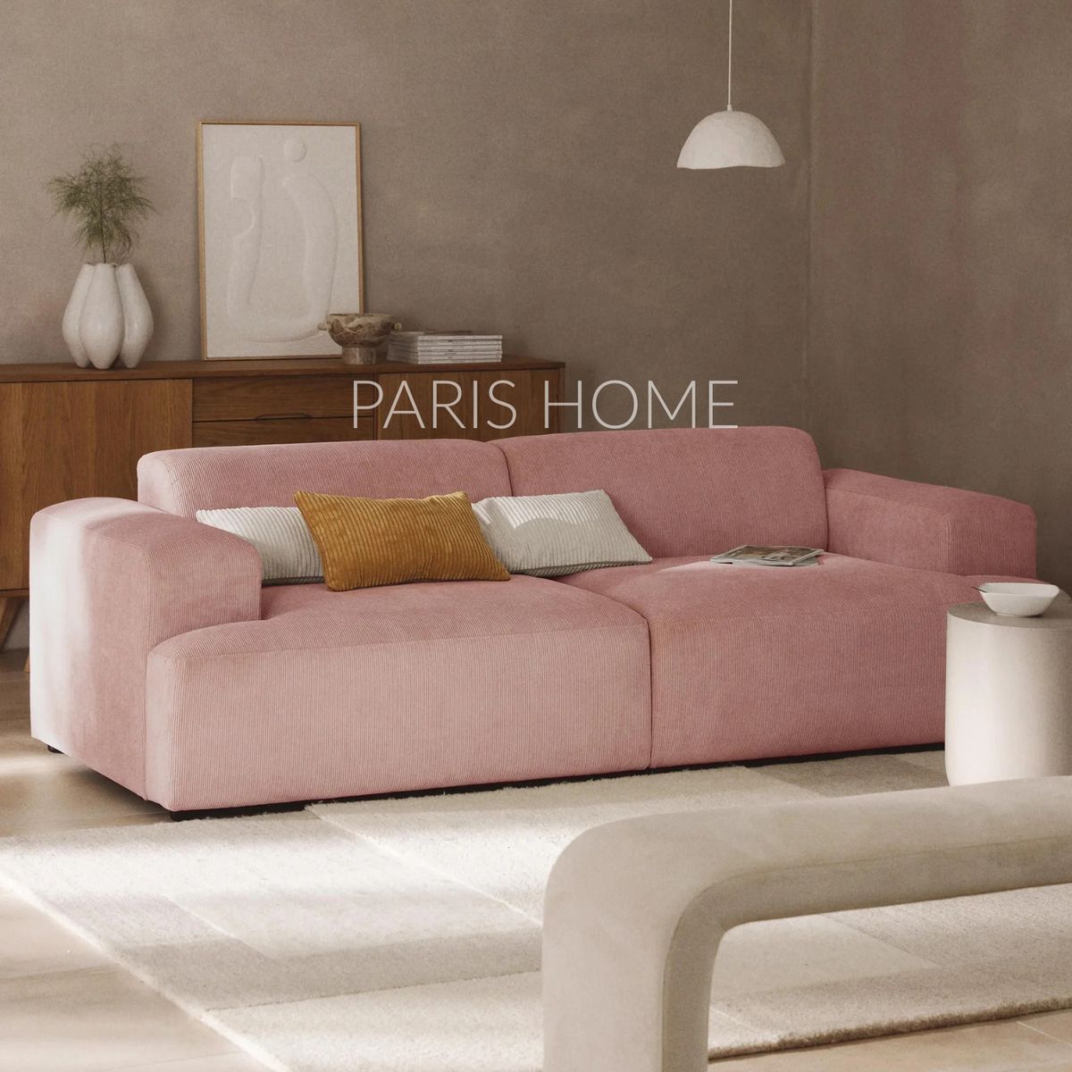 GENERICO - Sofá 3 Plazas Gala Pana - Palo Rosa