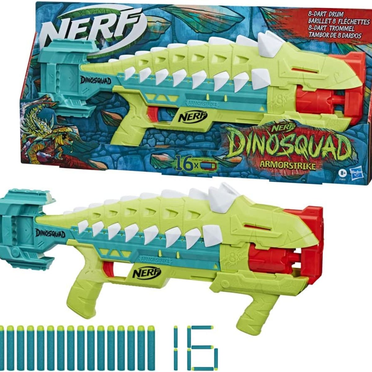 NERF - Nerf DinoSquad Armorstrike Tambor Giratorio