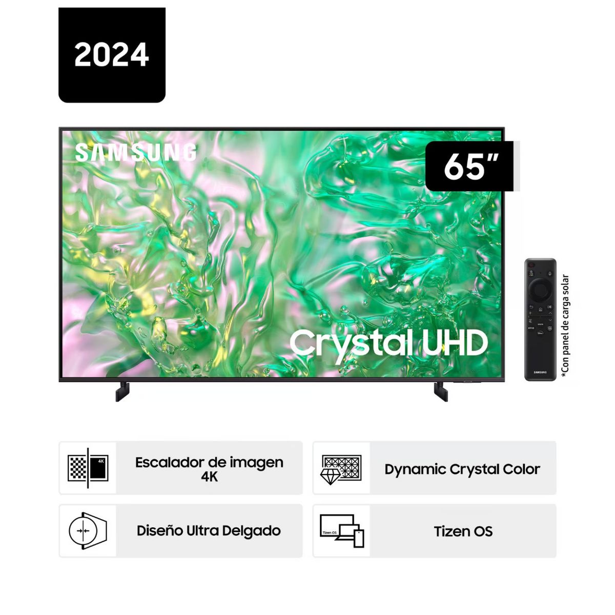 SAMSUNG - TELEVISOR SMART TV SAMSUNG UHD 65 CRYSTAL 4K UN65DU8000