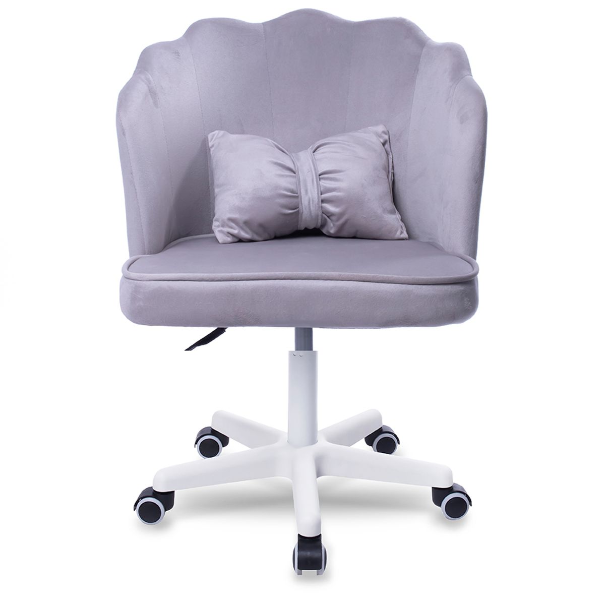 BUCKINGHAM - Silla Giratoria Escritorio Oficina Q1 Gris Claro Buckingham-Niña