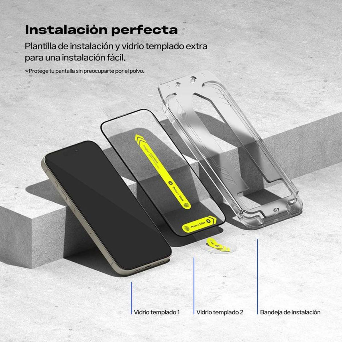 RINGKE - Protector De Pantalla Ringke Para iPhone 15 Pro - De Usa
