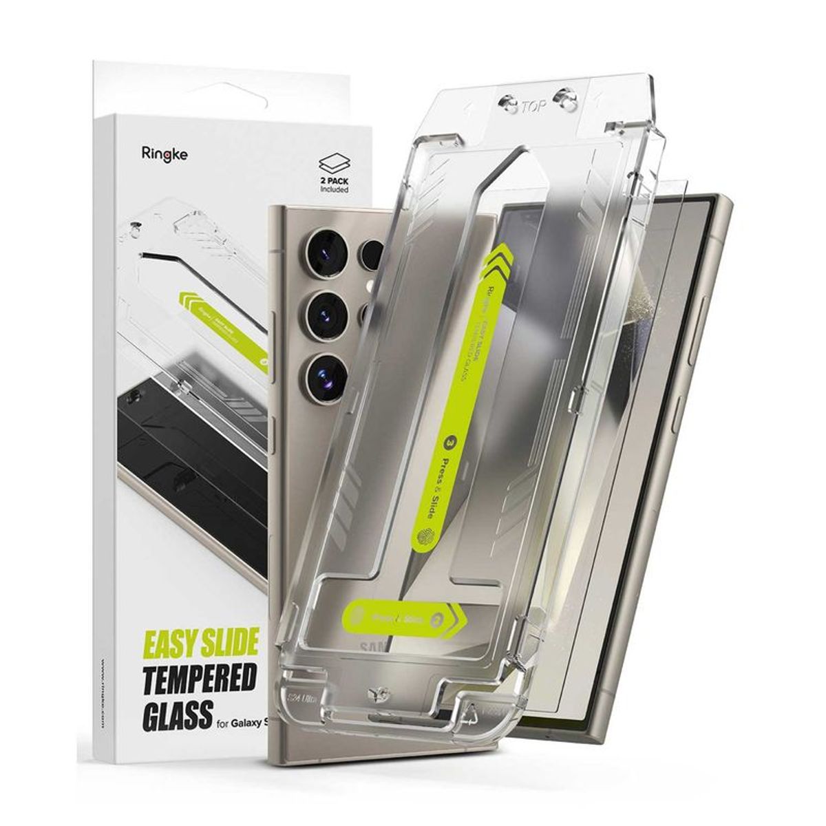 RINGKE - Mica Vidrio Ringke Para Galaxy S24 Ultra 2und - Importado Usa