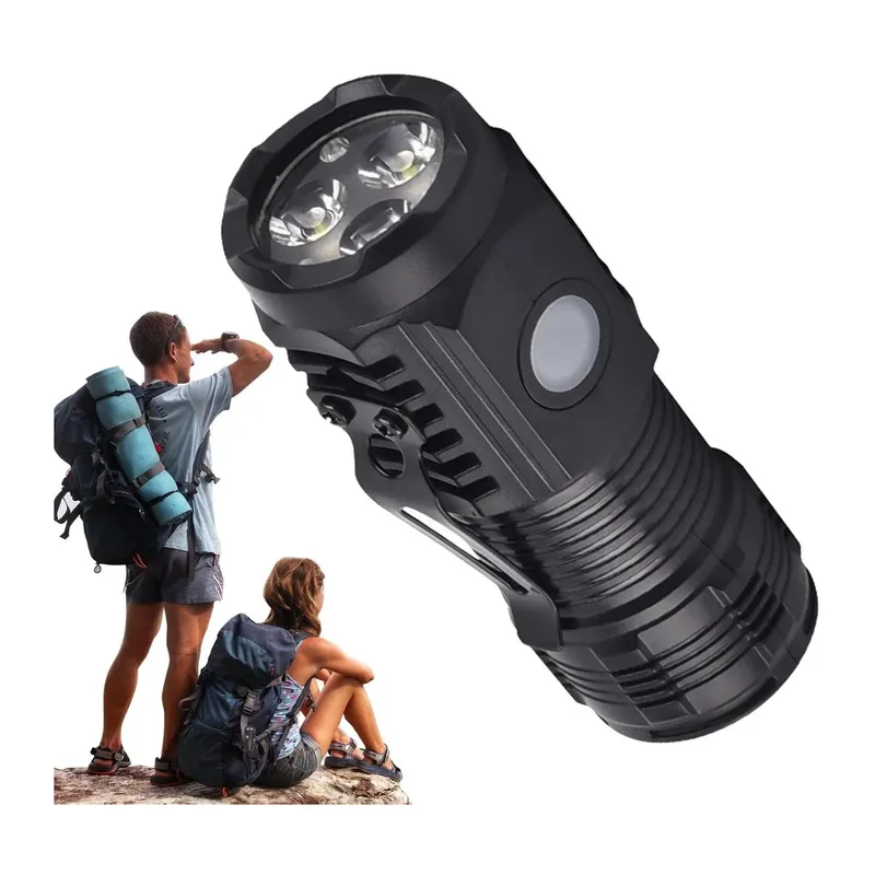 GENERICO - MINI LINTERNA TACTICA NEGRA