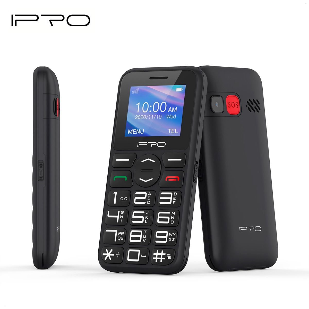 IPRO - Celular BASICO 4G IPRO F183S Radio FM Camara boton SOS