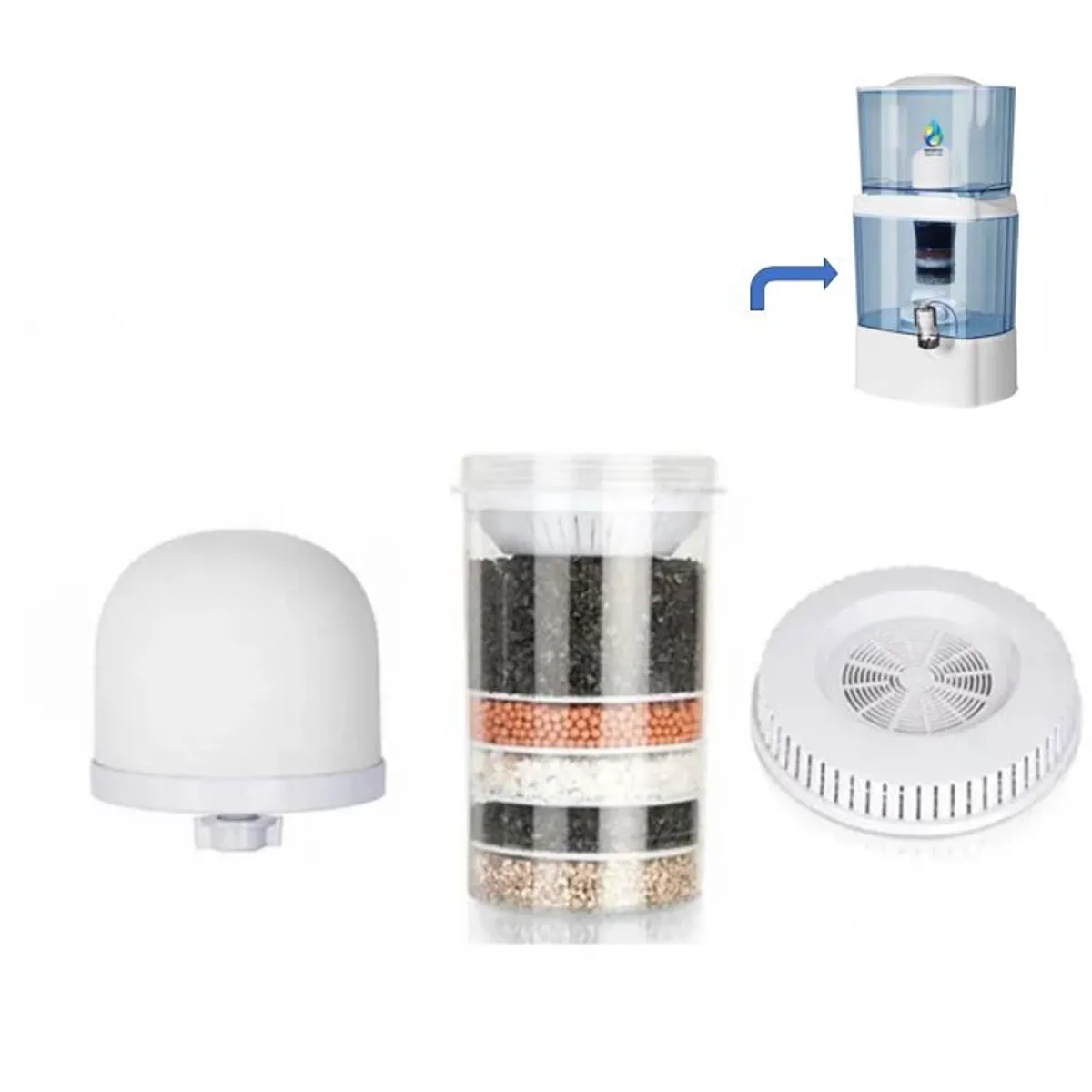 WATERLIFE - Kit repuesto para purificador de agua 22L Waterpro