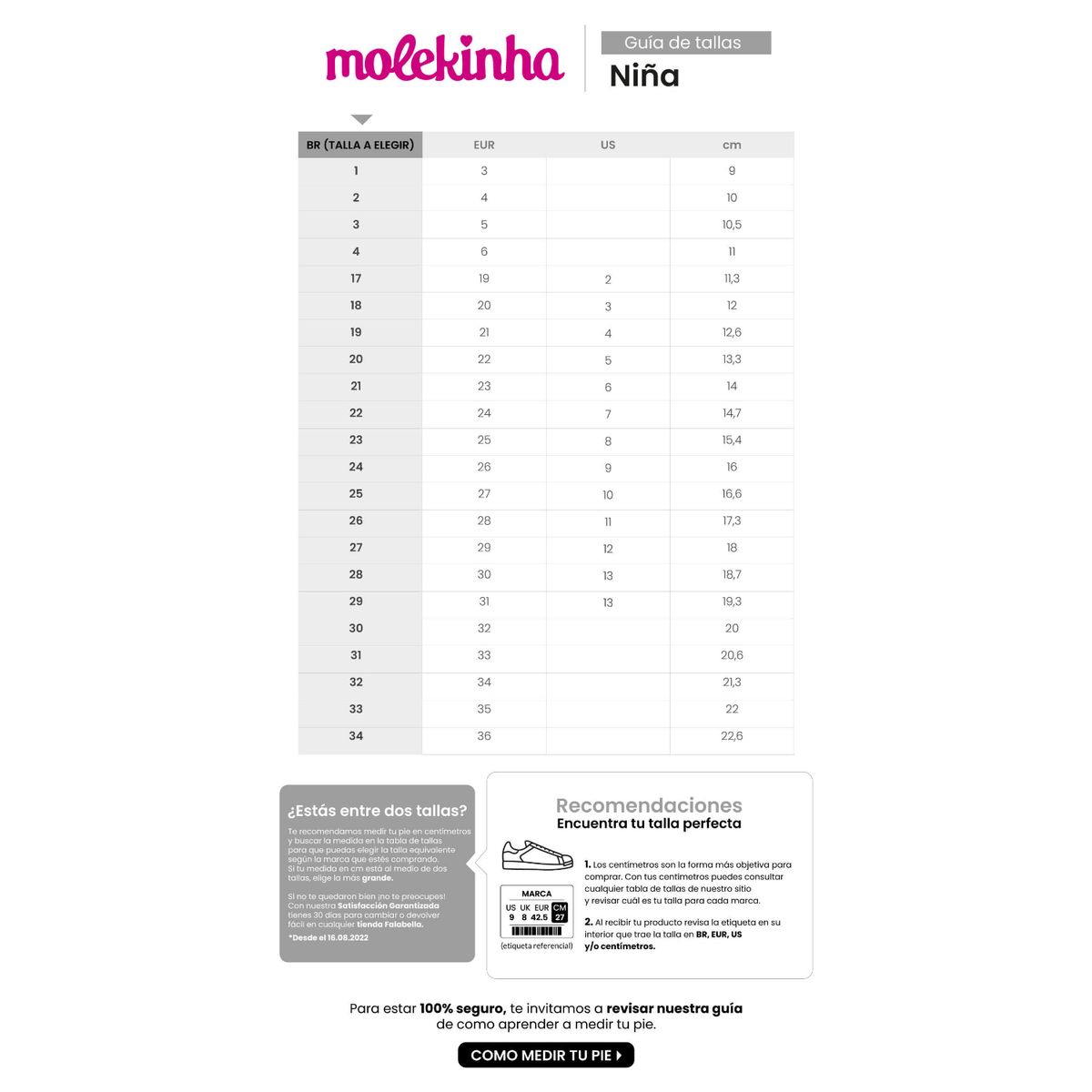 MOLEKINHA - Botines Para Niña Molekinha