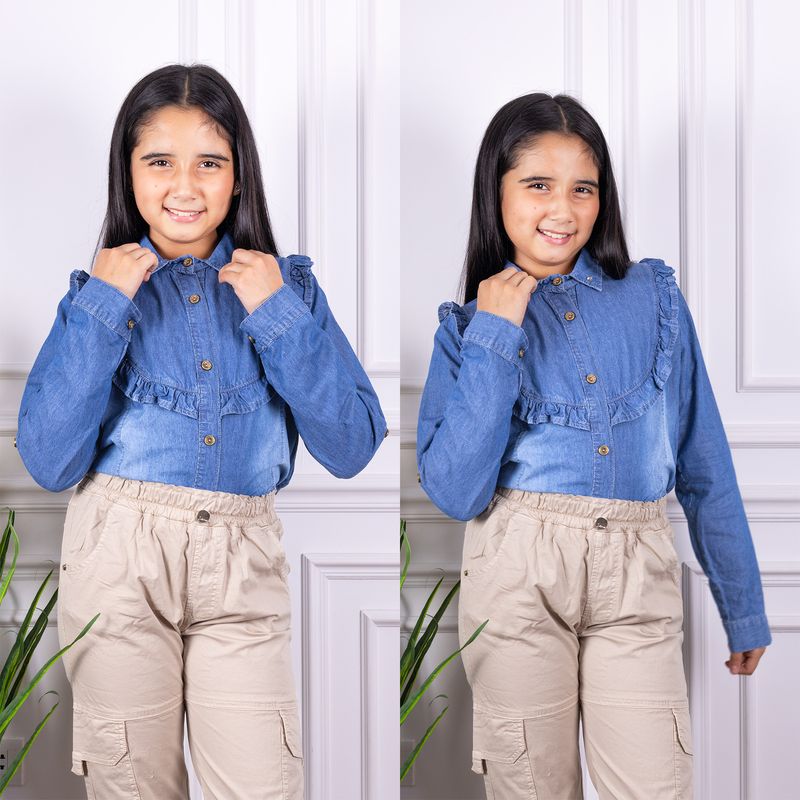 DANUS - blusa bobos manga larga para niña-danus