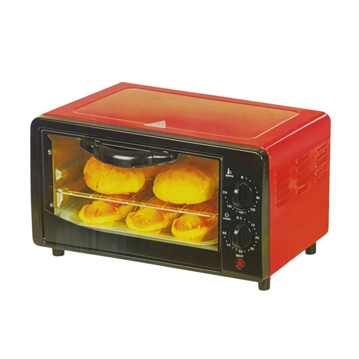 GENERICO - MINI HORNO ELECTRICO FFF-1201-RED