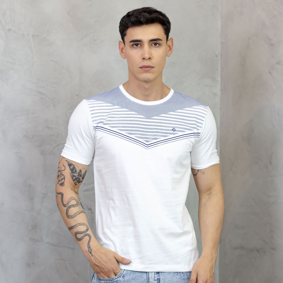 A VANTGARDESTYLE - POLO MODA CABALLERO MC - JERSEY 100% ALGODON