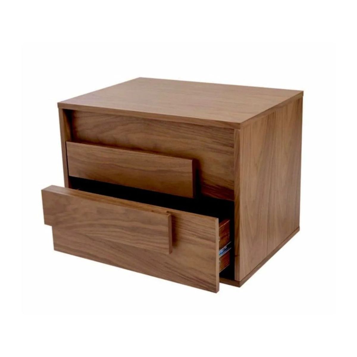 GENERICO - Velador Mesa De Noche 2 Cajones Jaquetta - Gaudi