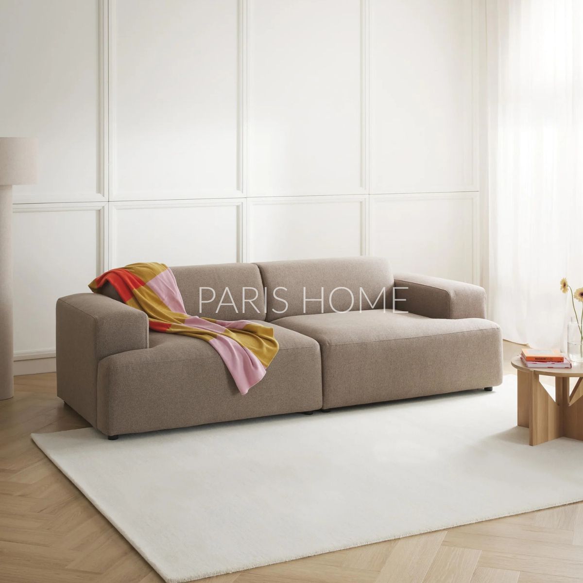 GENERICO - Sofá 3 Plazas Gala Tejido - Taupe