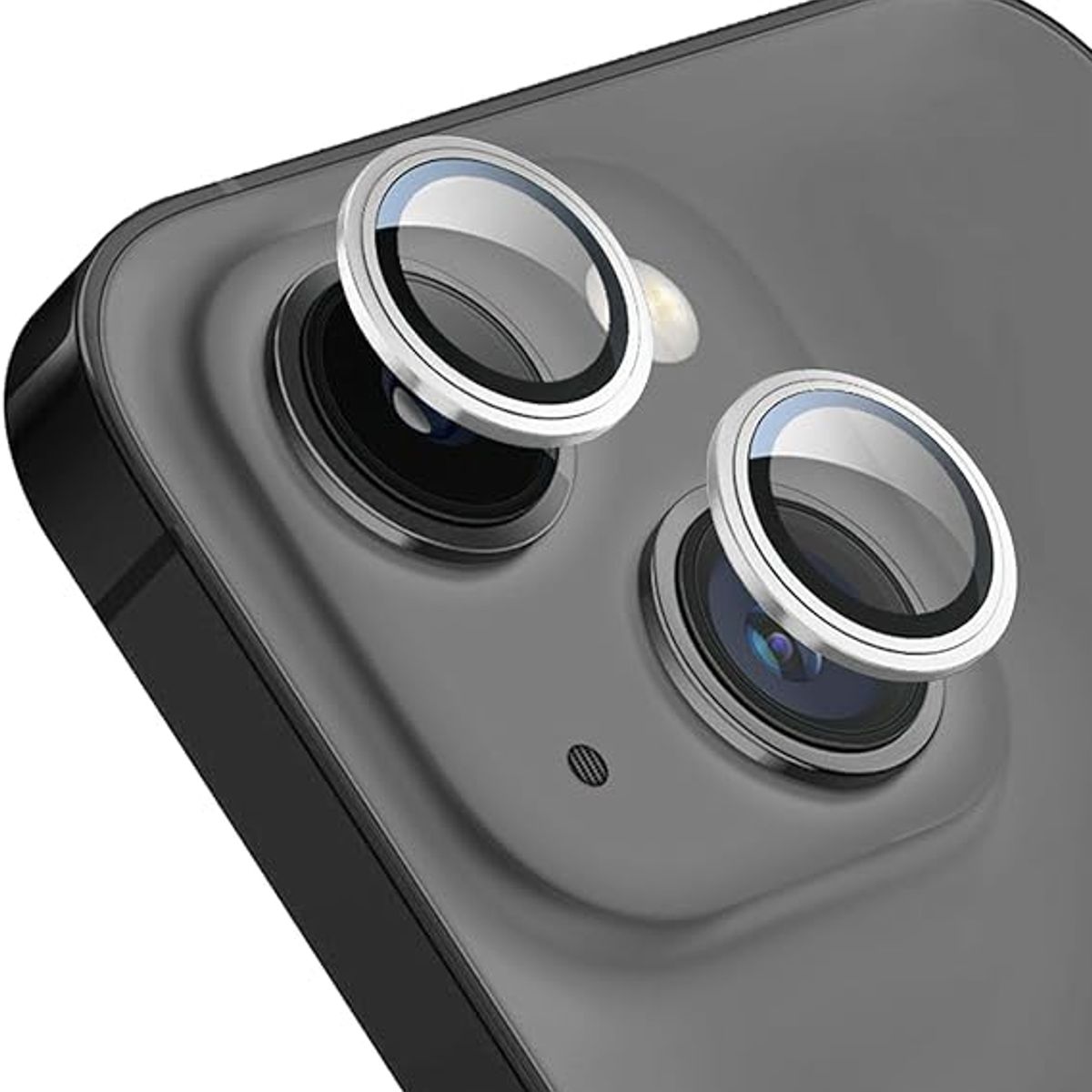 GENERICO - Protector De Cámara IPhone 13 / 13 mini Plateado