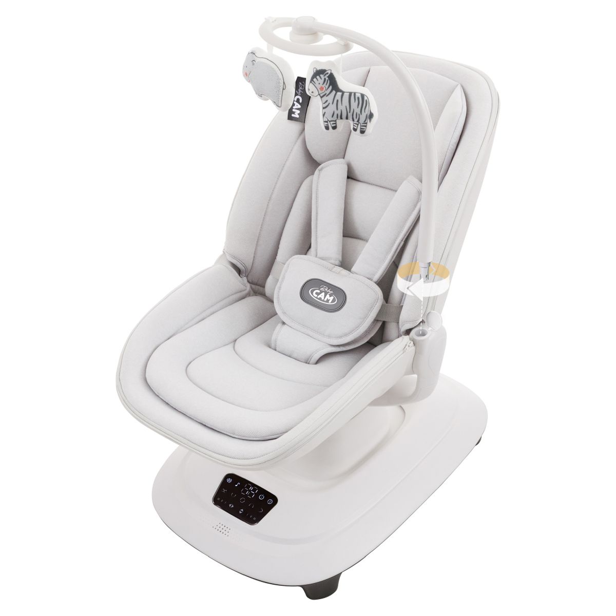 BABY CAM - Mecedora eléctrica táctil Rocking Chair Baby Cam blanco