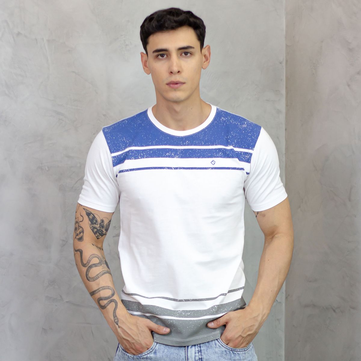 A VANTGARDESTYLE - POLO MODA CABALLERO MC - JERSEY 100% ALGODON