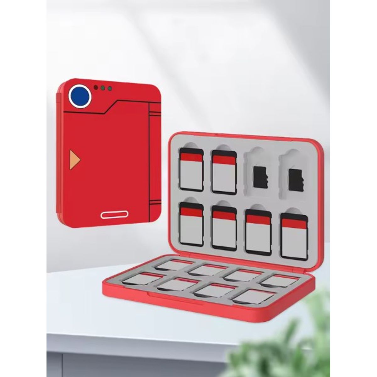 GENERICO - Estuche Pokedex Para Juegos De Nintendo Switch 16 Slots