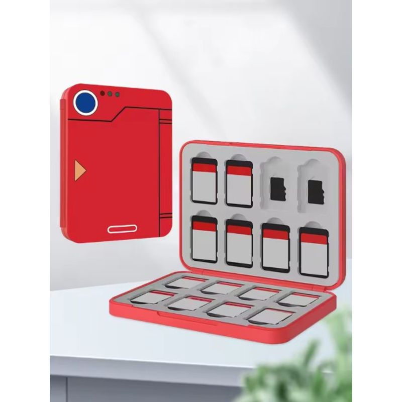 GENERICO - Estuche Pokedex Para Juegos De Nintendo Switch 16 Slots