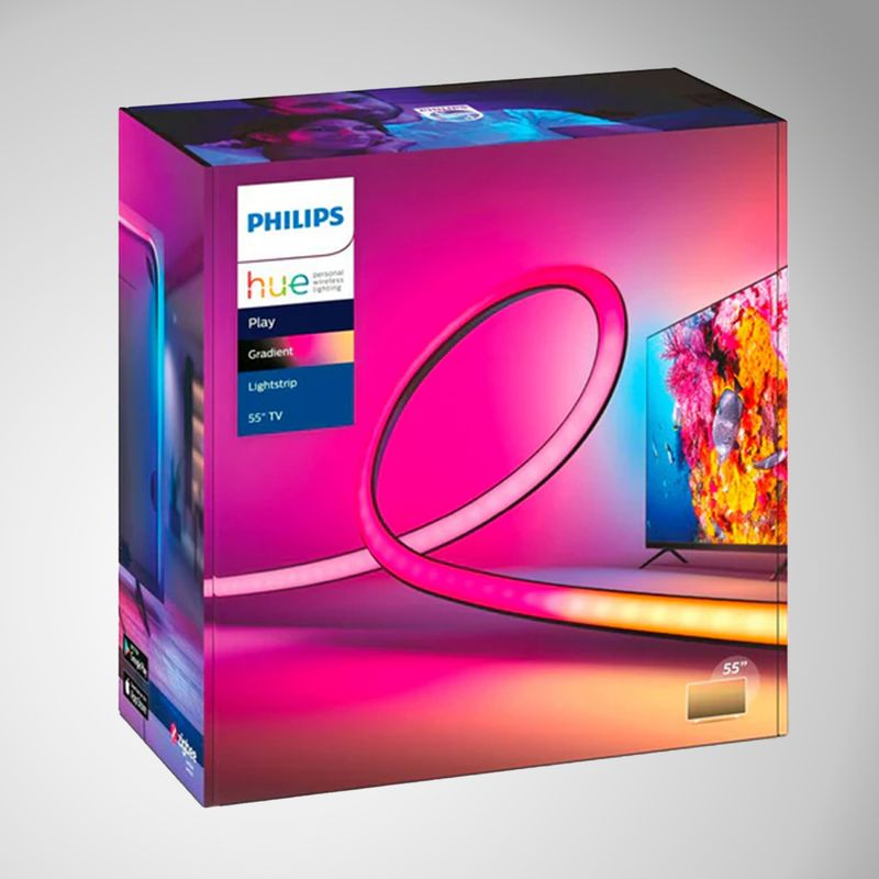PHILIPS - Tira LED para TV 55" PHILIPS HUE 19w, 25000 horas - 65