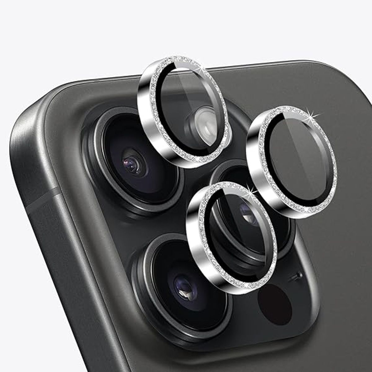 GENERICO - Protector De Cámara IPhone 13 Pro / 13 Pro Max DIAMANTES