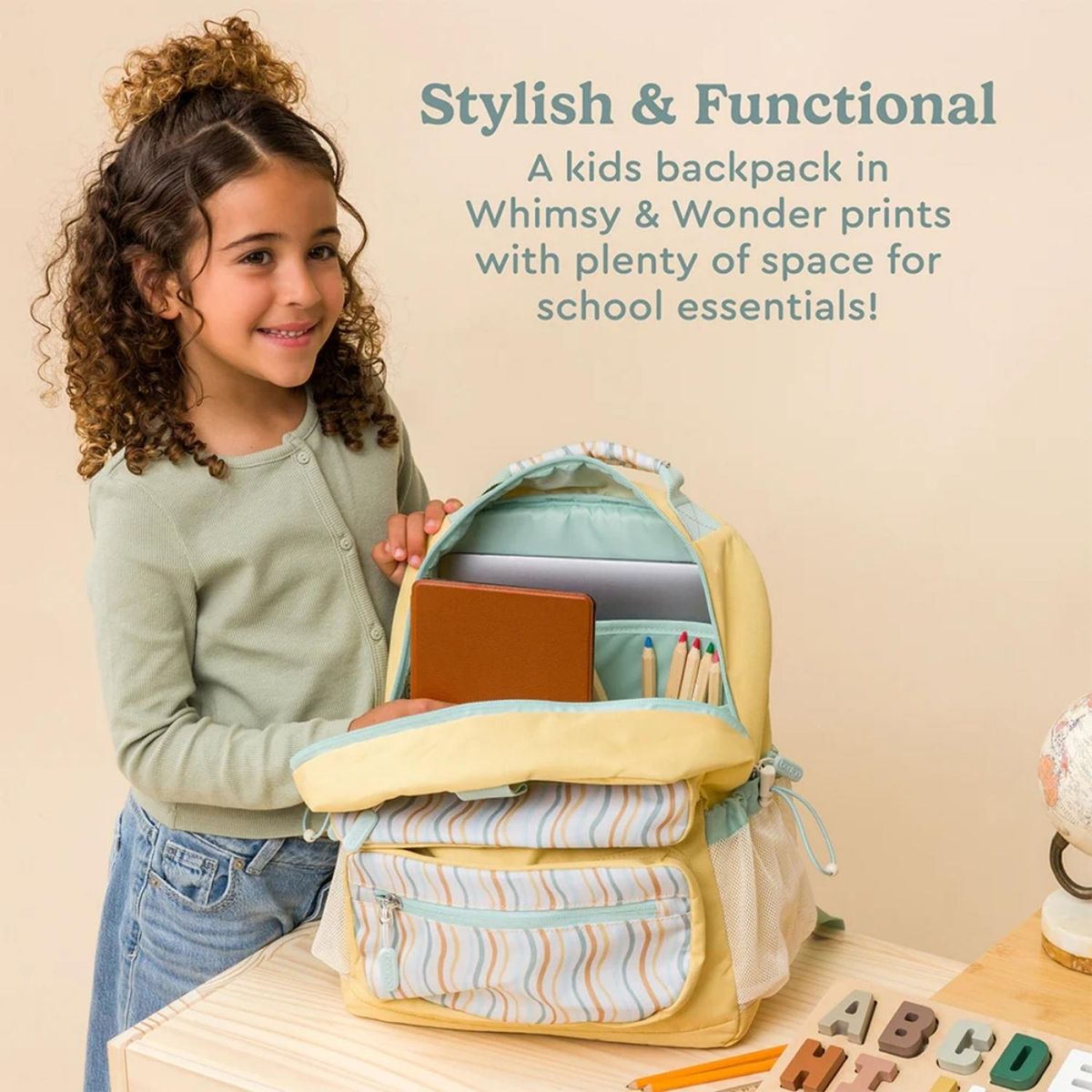 BENTGO - Mochila Escolar Bentgo Kids Whimsy & Wonder - Wavy