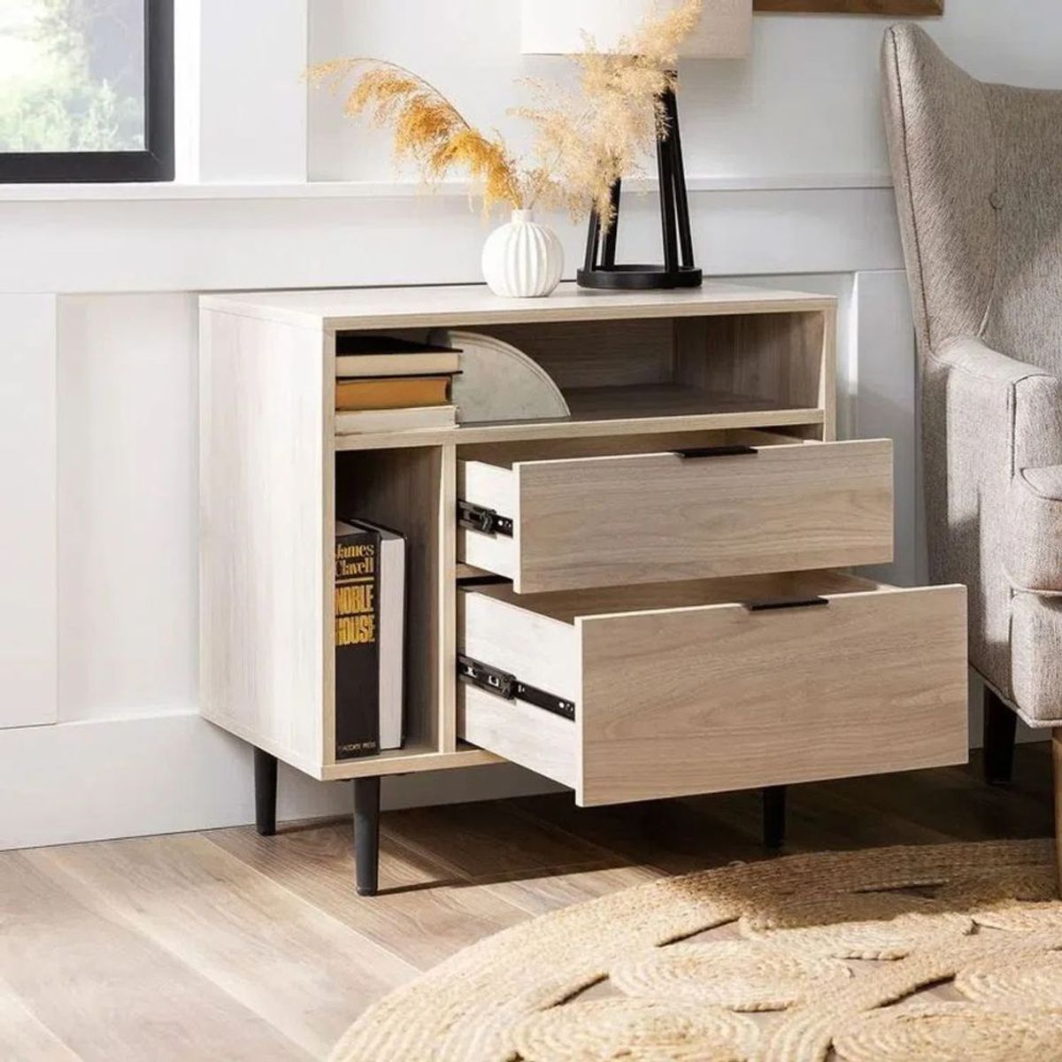 GENERICO - Velador Mesa De Noche Nórdico Thor Carvalho - Gaudi