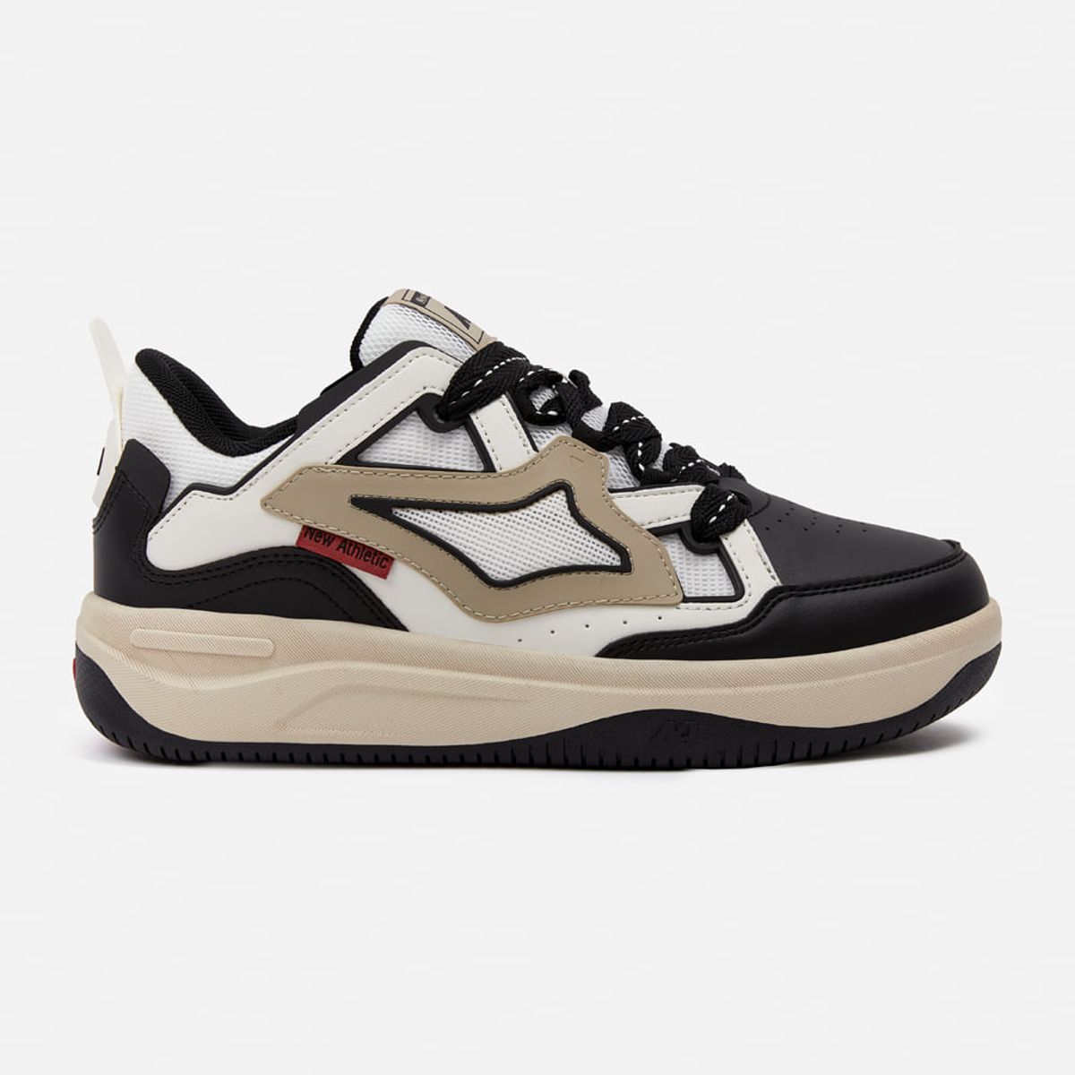 NEW ATHLETIC - Zapatillas New Athletic Skateboarding Kuel94 Negro Con Crema Hombre