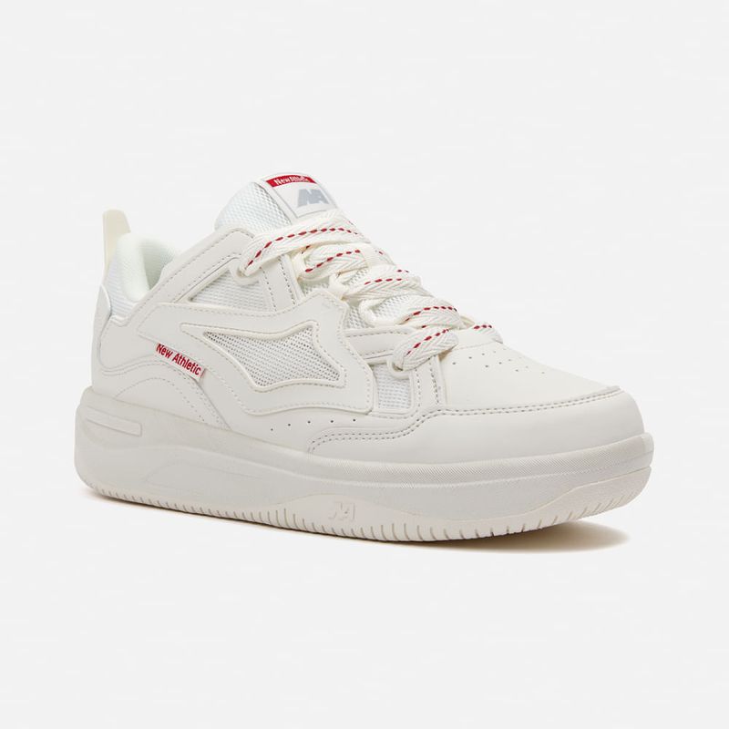 NEW ATHLETIC - Zapatillas New Athletic Skateboarding Kuel94 Crema Con Rojo Hombre