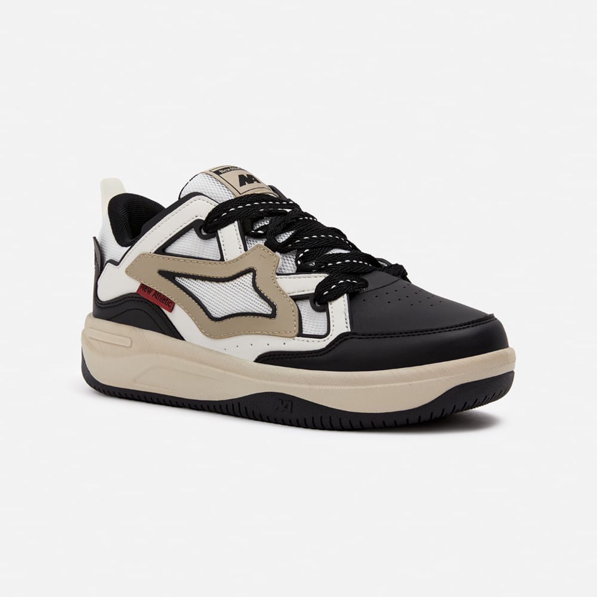 NEW ATHLETIC - Zapatillas New Athletic Skateboarding Kuel94 Negro Con Crema Mujer