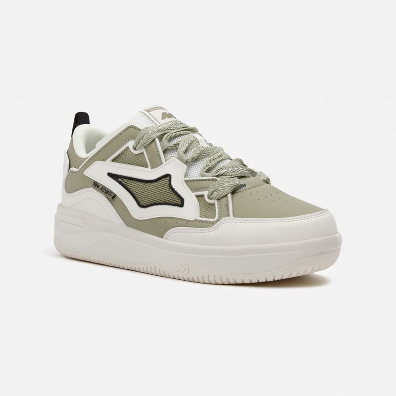 NEW ATHLETIC - Zapatillas New Athletic Skateboarding Kuel94 CremaVerde Menta Mujer