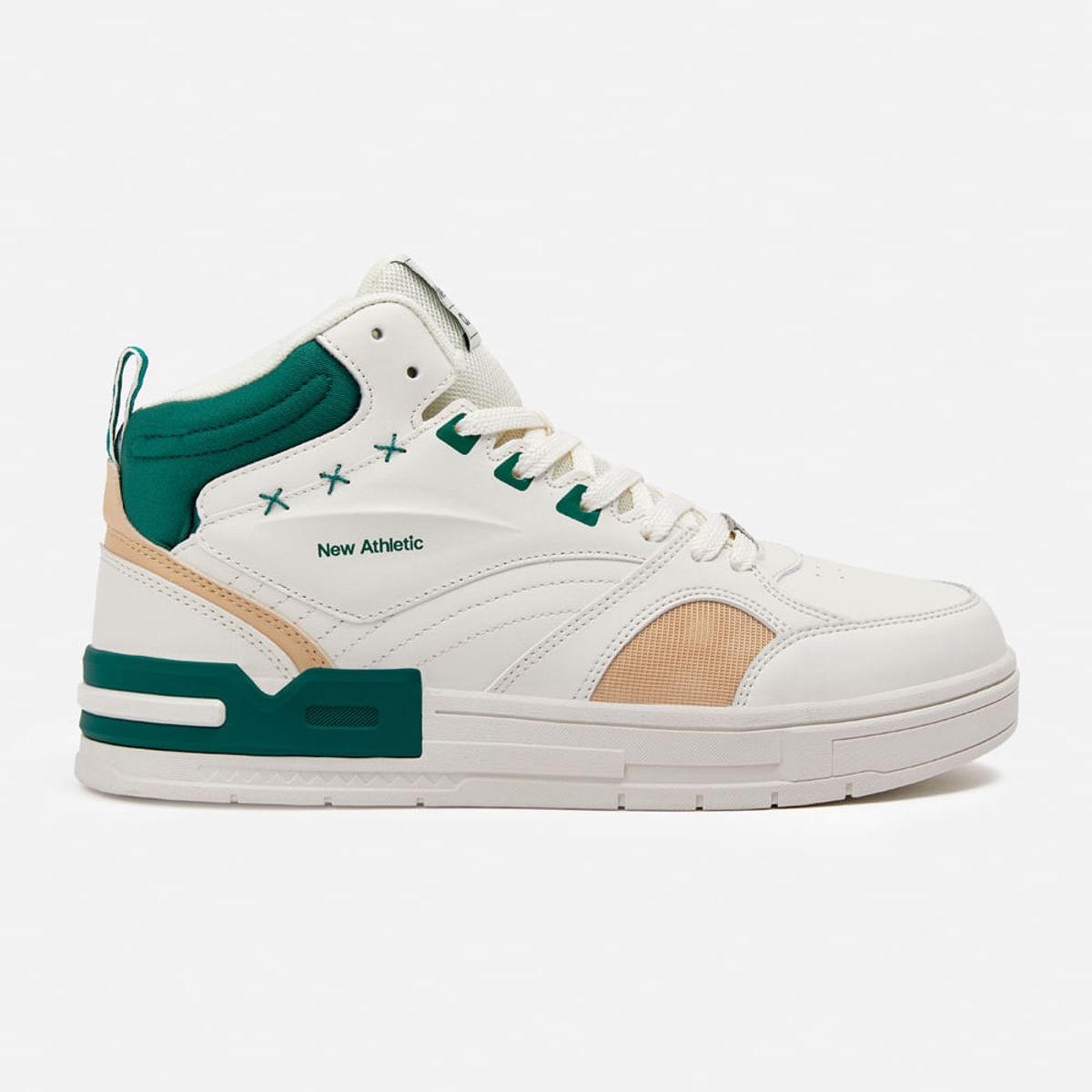 NEW ATHLETIC - Zapatillas New Athletic Skateboarding Square106 Crema Con Verde Hombre