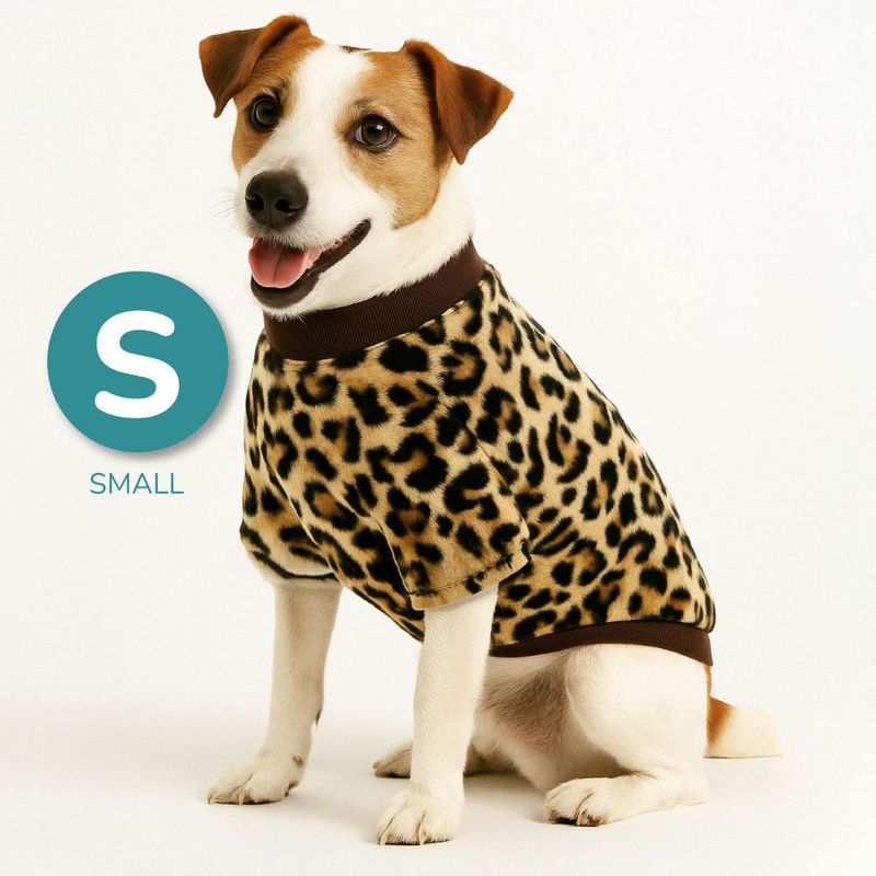 CAT OH - Polera Leopard paws S  -  Ropa para perros