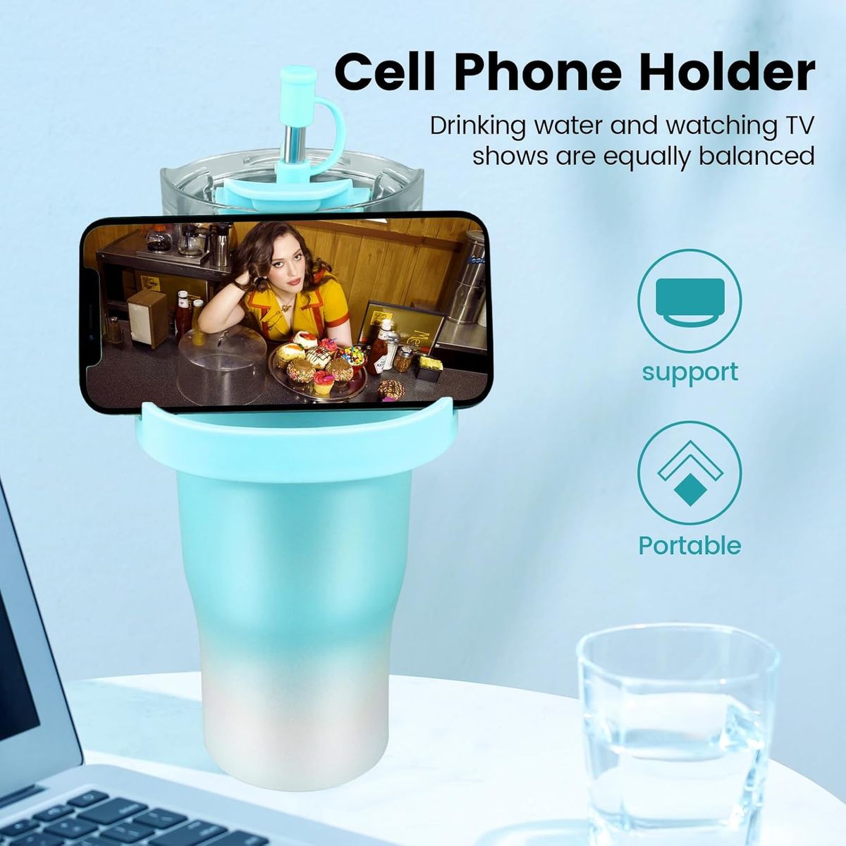 GENERICO - TERMO BOTELLA TOMATODO VASO GIGANTE TÉRMICO ACERO 1200ML