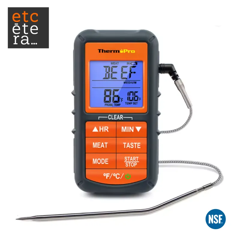 THERMOPRO - Termómetro de cocina digital Thermopro TP06B programable