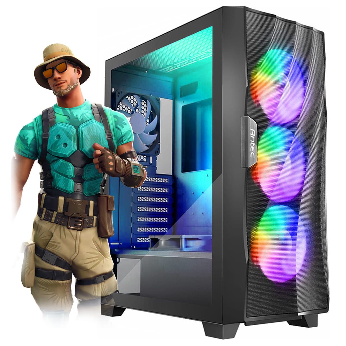 INTEL - Computadora Pc Gamer Intel CORE ULTRA 5 225F RAM 32GB SSD 1TB VIDEO RTX 4060 8GB