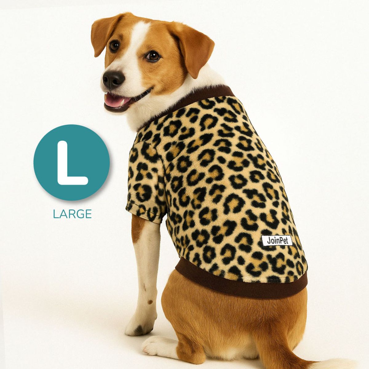 CAT OH - Polera Leopard paws  L -  Ropa para perros