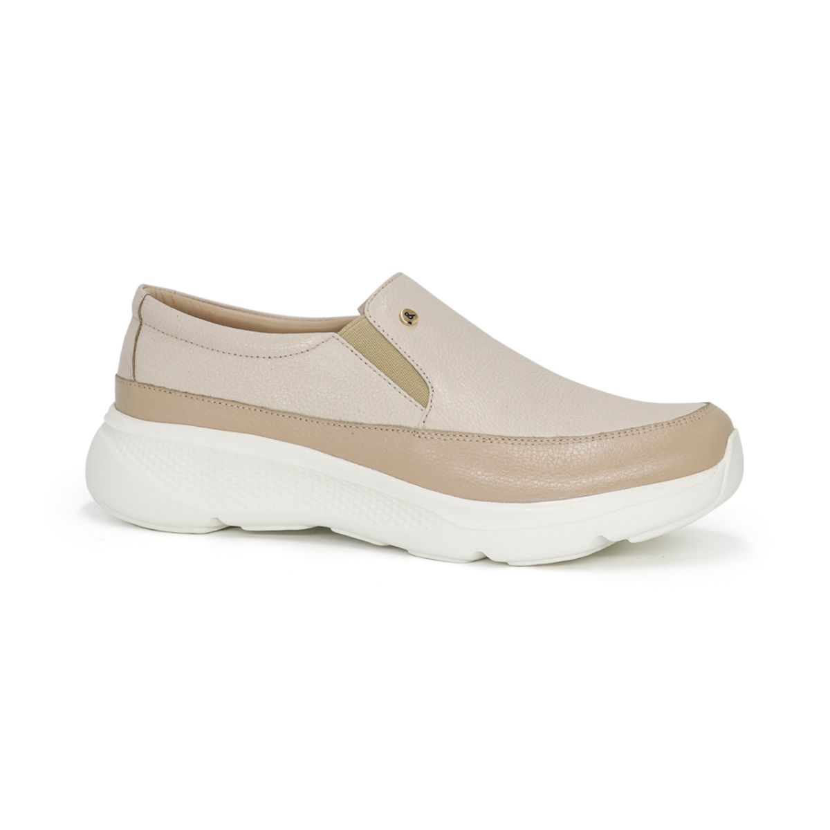 PAR&SS - Mocasín Casual De Cuero Mujer Par&ss KA25Q1-AIRA Hueso