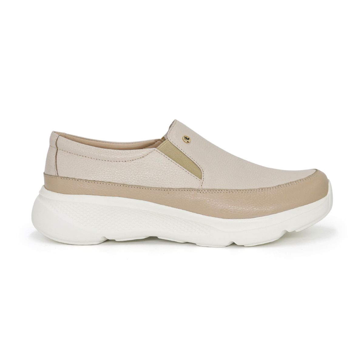 PAR&SS - Mocasín Casual De Cuero Mujer Par&ss KA25Q1-AIRA Hueso