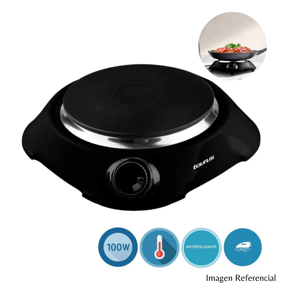 TAURUS - Cocina Electrica Taurus 1 hornilla FENIX